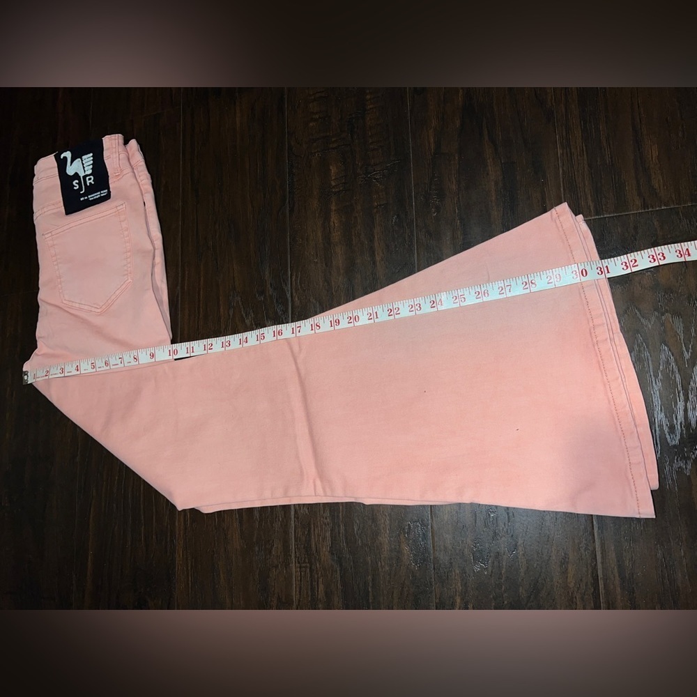 🌸 NWT! Sandrine Rose X Free People Super Flare Jeans - Picture 8 of 11